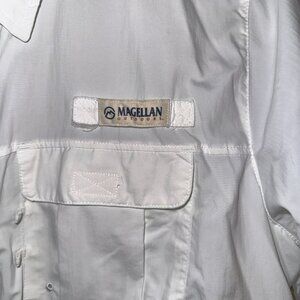 Magellan Outdoor Men's White Short Sleeve Shirt 2XL